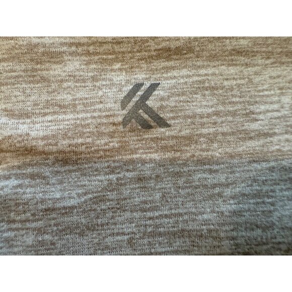 Kyodan Womens Gray & Cream Colorblock High-Waisted Leggings - Picture 6 of 11